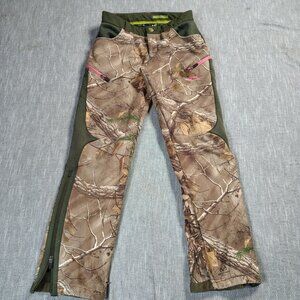 Under Armour Womens Size 2 Camo Speed Freek Cold Gear Hunting Pants Realtree